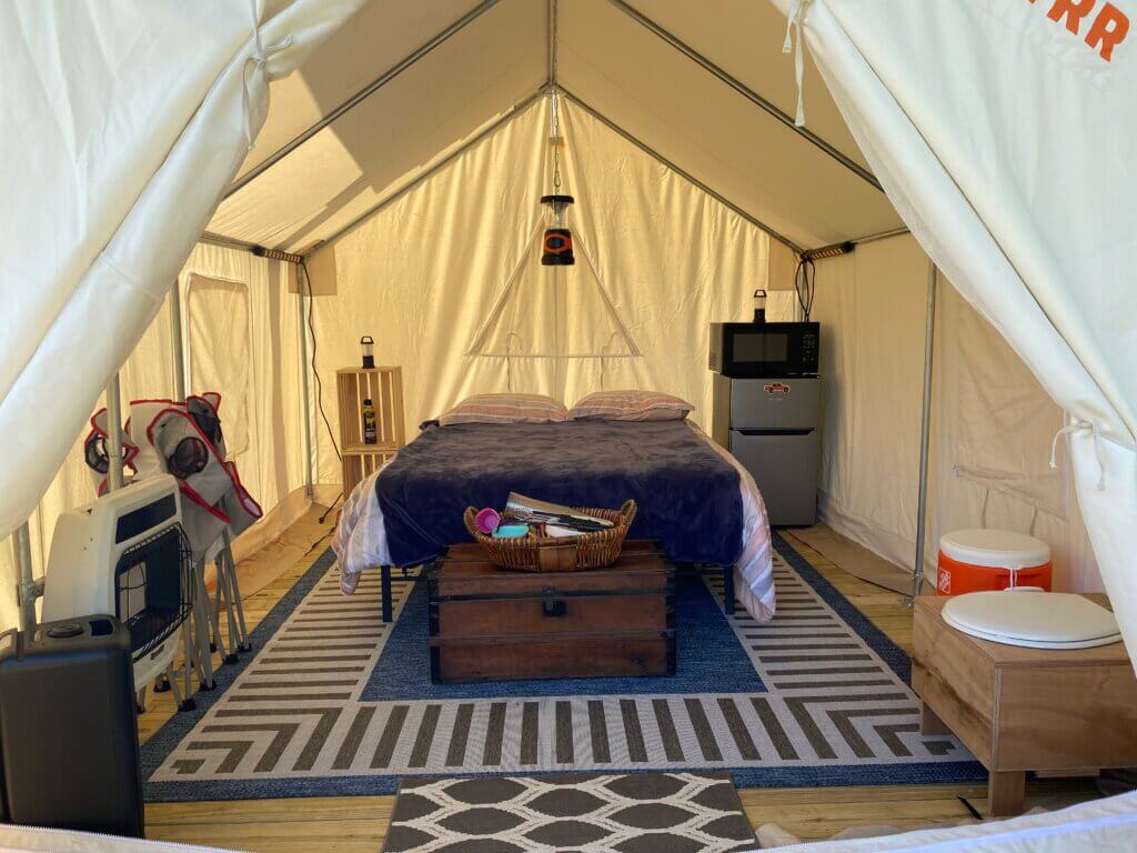 Glamping tent 3